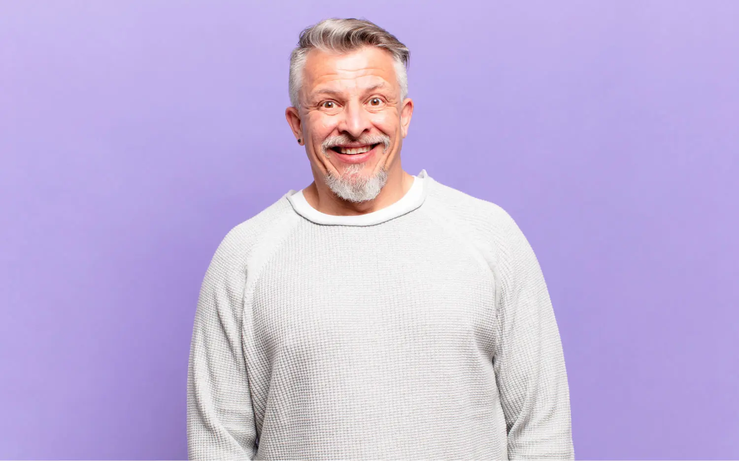 Smiling Middle aged Man