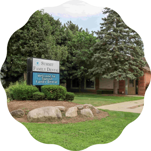 Summit Family Dental Clinic: Exterior View With Logo Displayed